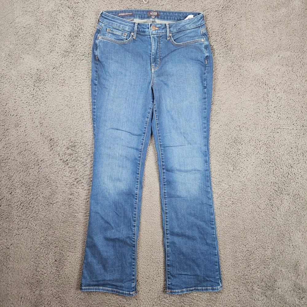 NYDJ Barbara Bootcut Jeans Women 8 Clean Allure Blue Lift Tuck MPXABB2339
